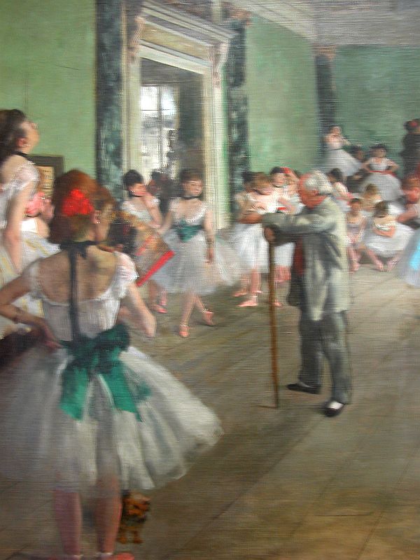 Paris Musee D'Orsay Edgar Degas 1874 The Dance Class 